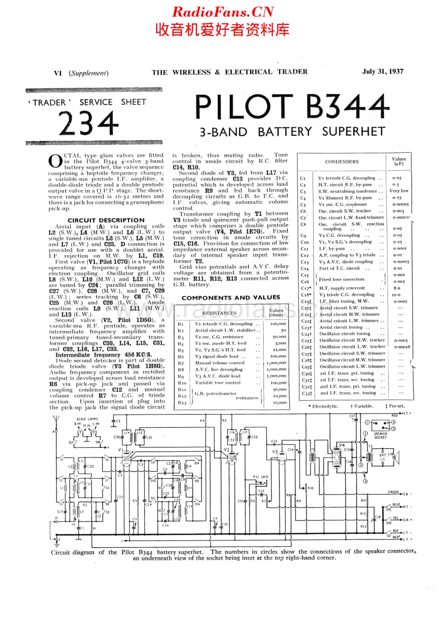 Pilot_B344维修电路原理图.pdf_第1页