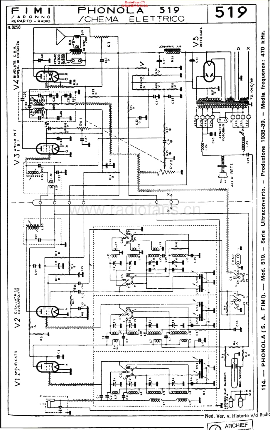 Phonola_519维修电路原理图.pdf_第1页