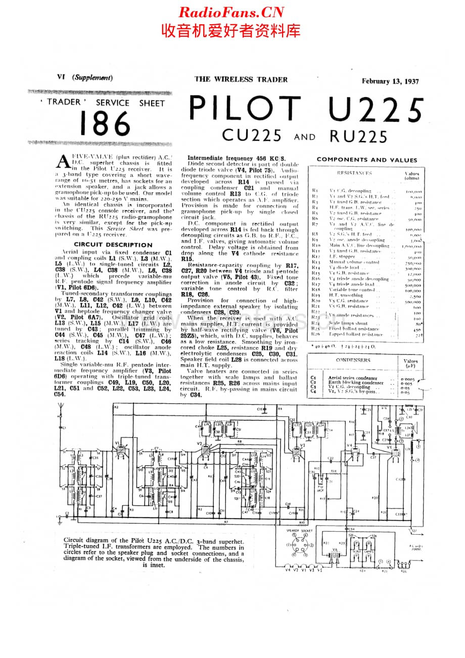 Pilot_U225维修电路原理图.pdf_第1页