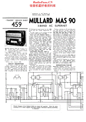 Mullard_MAS90 维修电路原理图.pdf