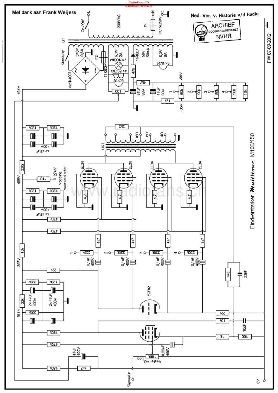 Multitone_M100 维修电路原理图.pdf_第1页