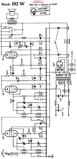 Mende_192W 维修电路原理图.pdf