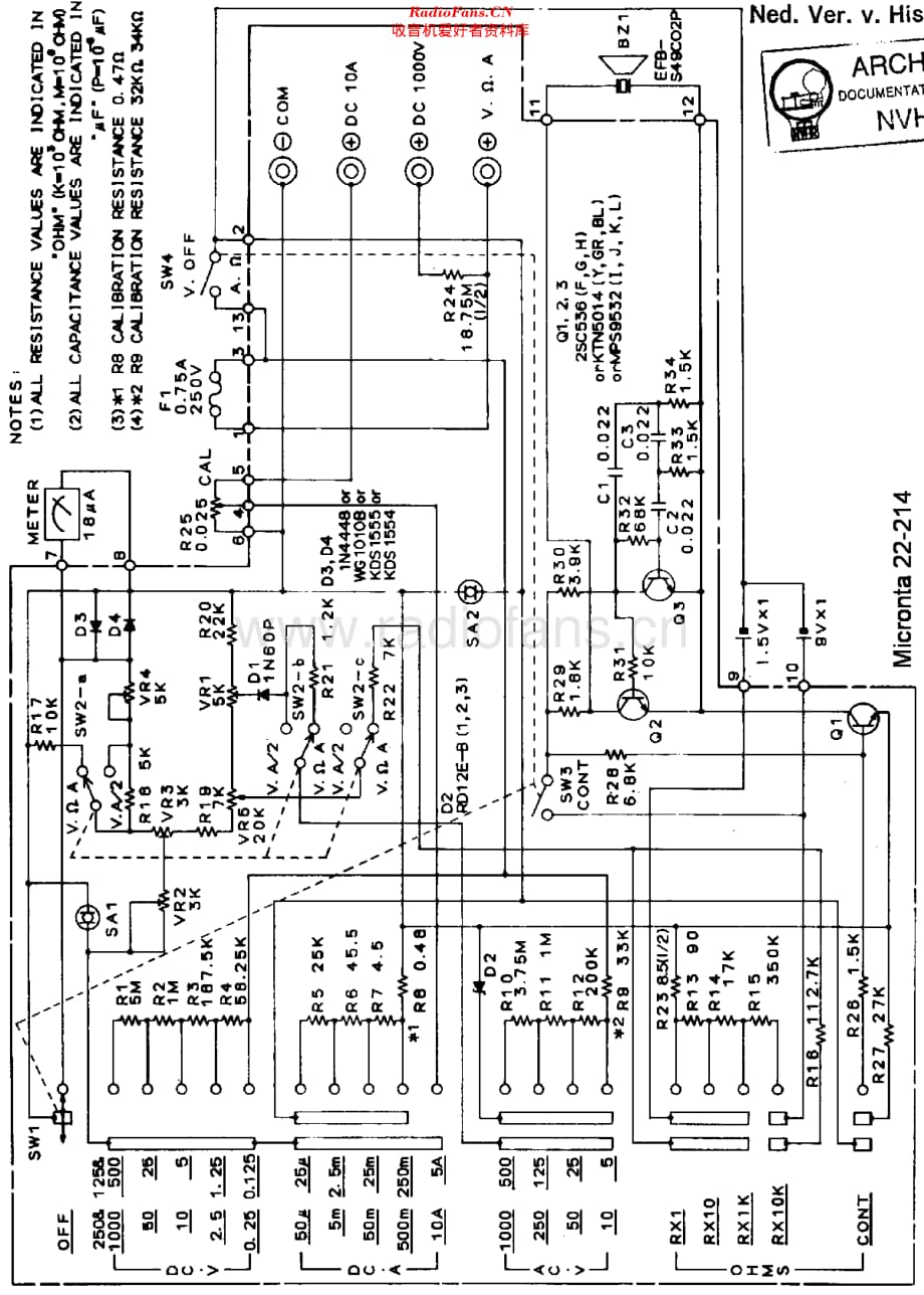 Micronta_22-214 维修电路原理图.pdf_第1页