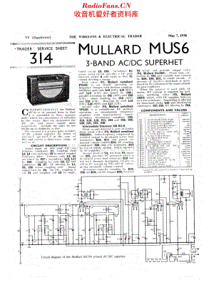 Mullard_MUS6 维修电路原理图.pdf