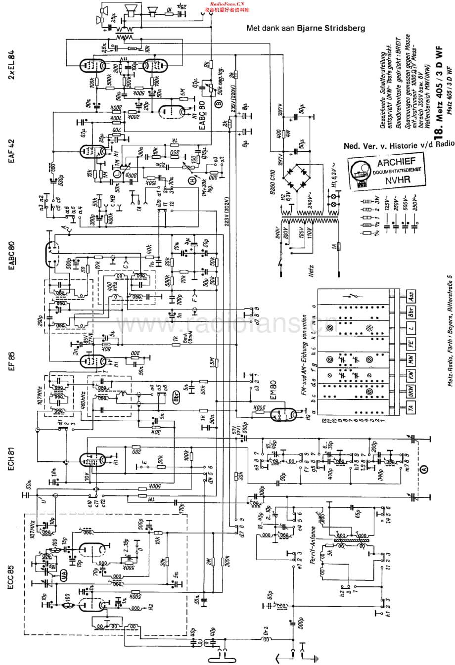 Metz_405 维修电路原理图.pdf_第1页