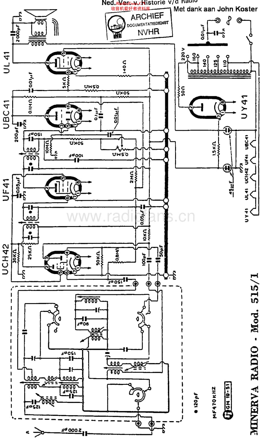 Minerva_515-1 维修电路原理图.pdf_第1页