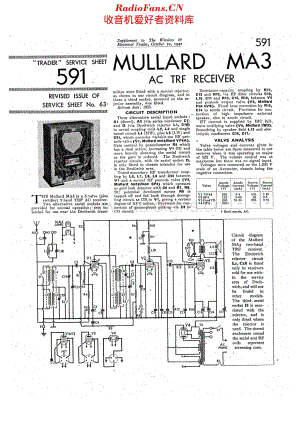 Mullard_MA3 维修电路原理图.pdf