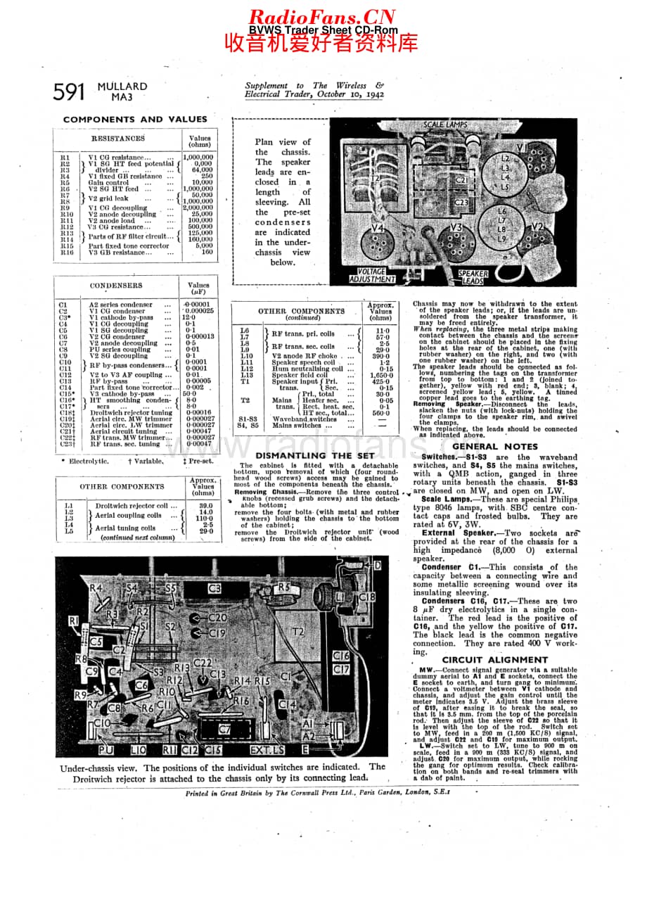Mullard_MA3 维修电路原理图.pdf_第2页