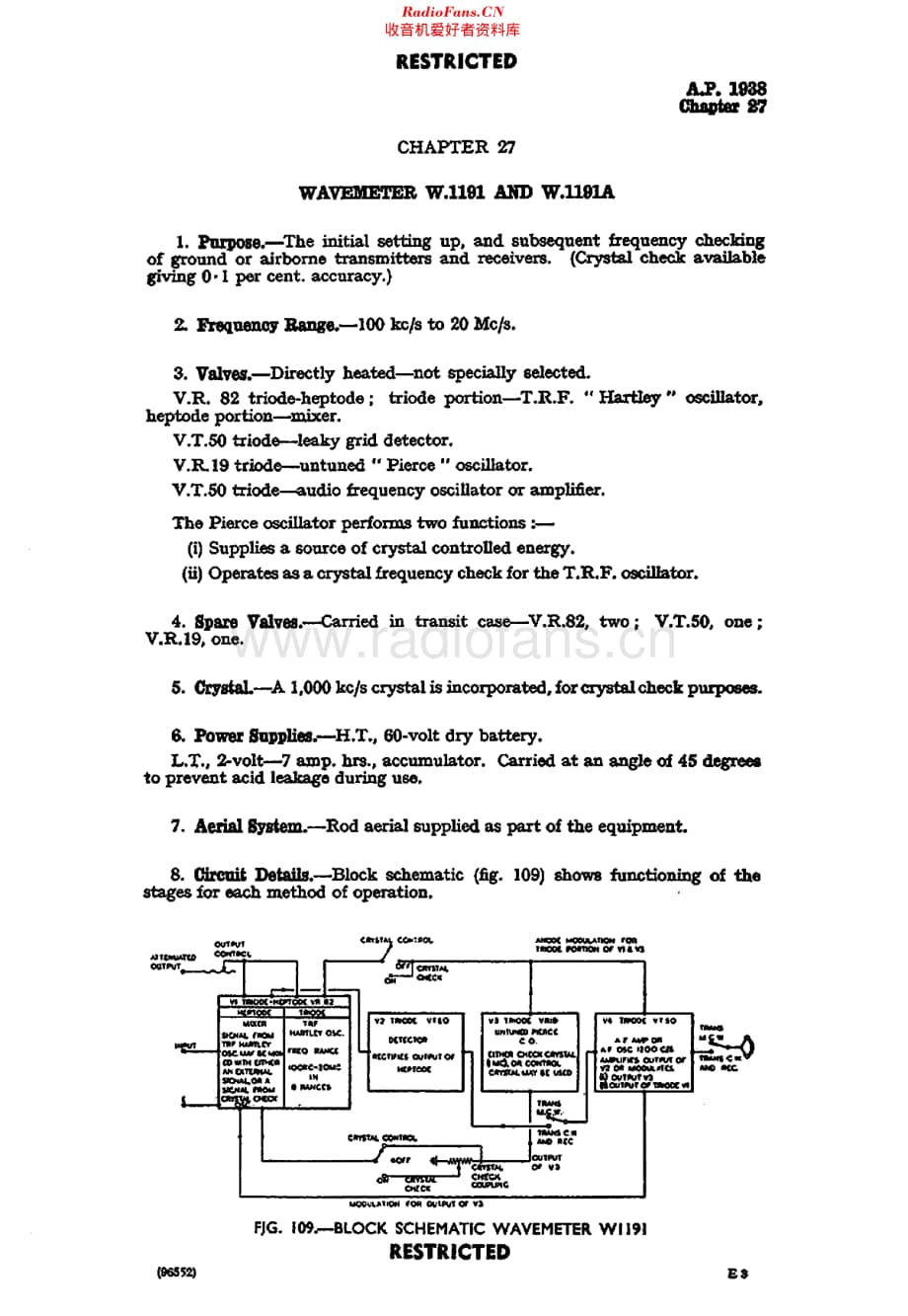 Militair_W1191A 维修电路原理图.pdf_第1页