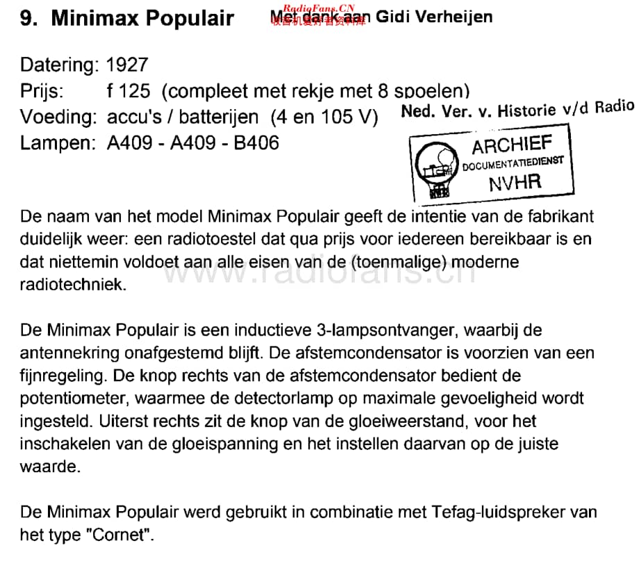 Minimax_Populair 维修电路原理图.pdf_第1页