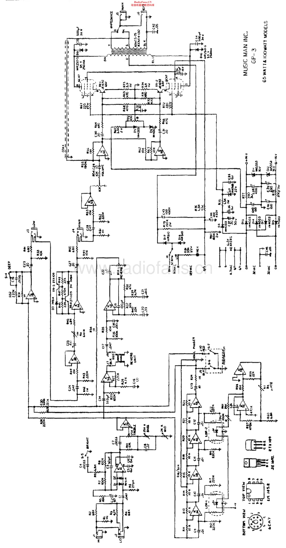 MusicMan_GP3 维修电路原理图.pdf_第1页