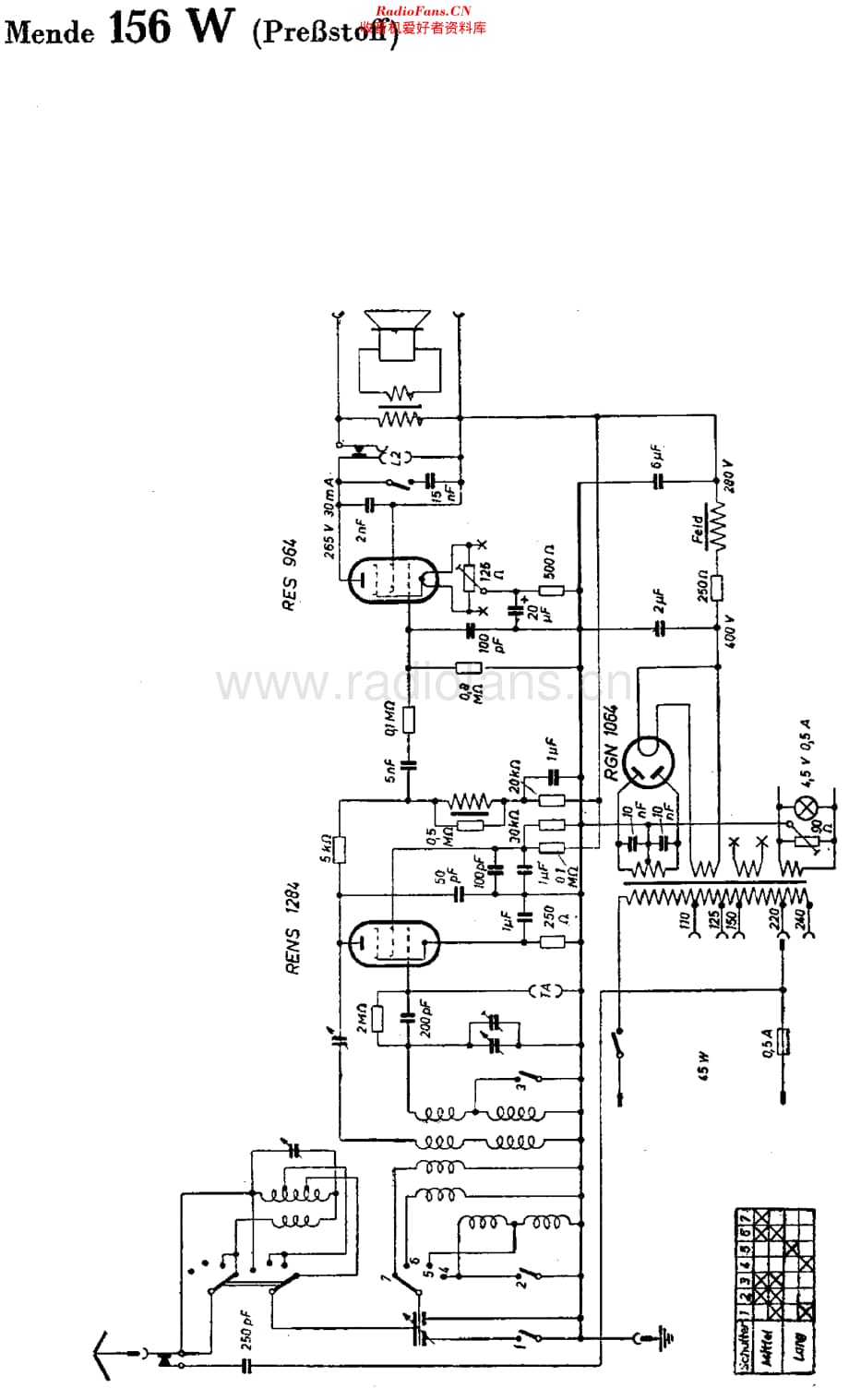 Mende_156WB 维修电路原理图.pdf_第1页