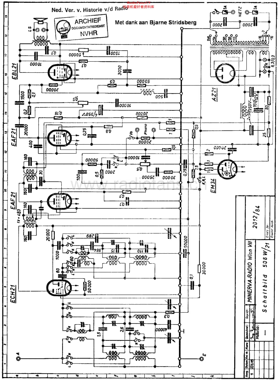 Minerva_506W-21 维修电路原理图.pdf_第1页
