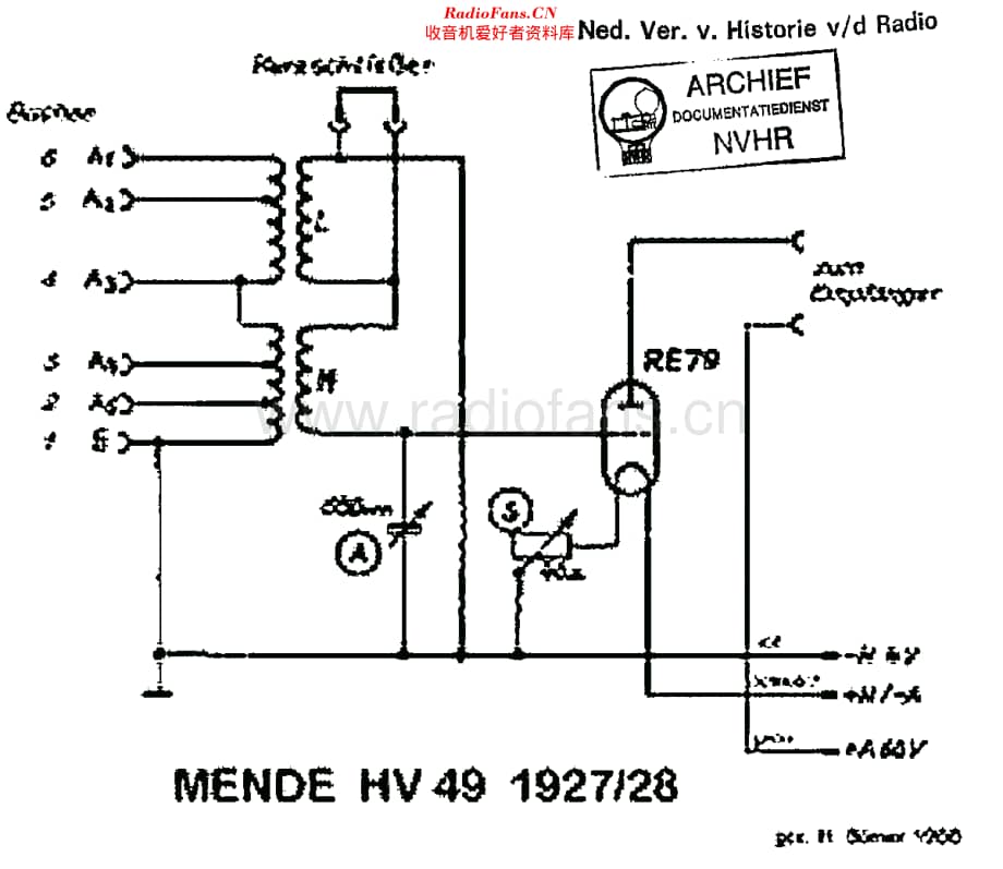 Mende_HV49 维修电路原理图.pdf_第1页