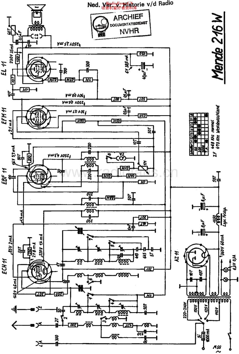 Mende_216W 维修电路原理图.pdf_第1页
