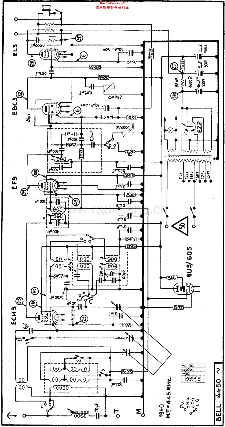 Radiobell_4450维修电路原理图.pdf_第1页