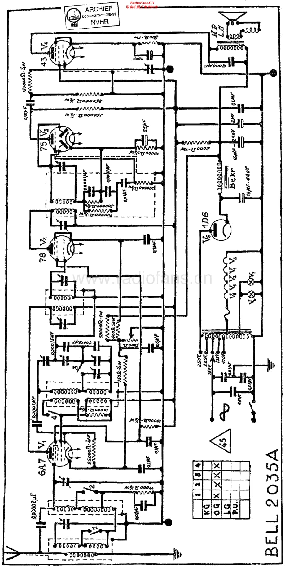 Radiobell_2035A维修电路原理图.pdf_第1页