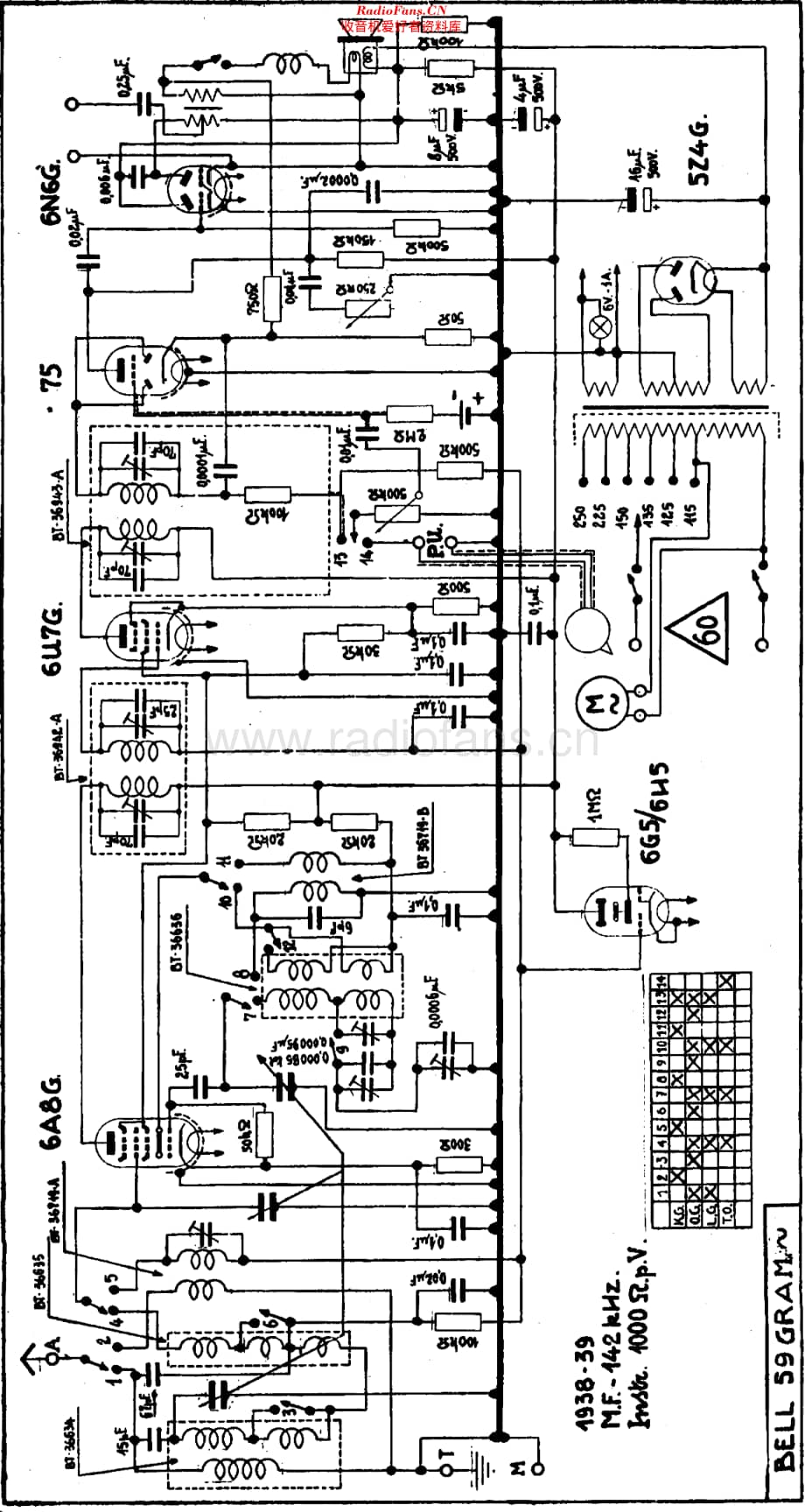 Radiobell_59AGram维修电路原理图.pdf_第1页