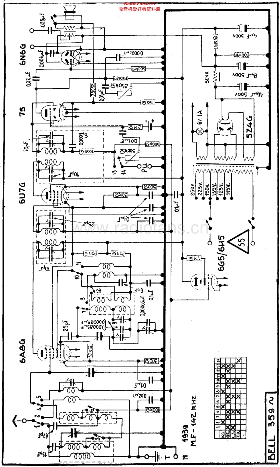 Radiobell_359A维修电路原理图.pdf_第1页