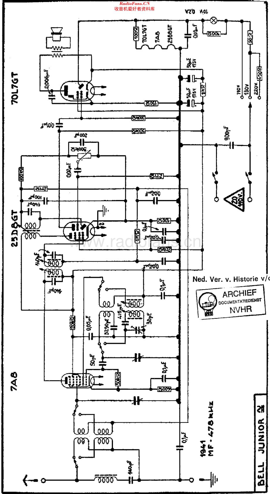 Radiobell_JuniorU维修电路原理图.pdf_第1页