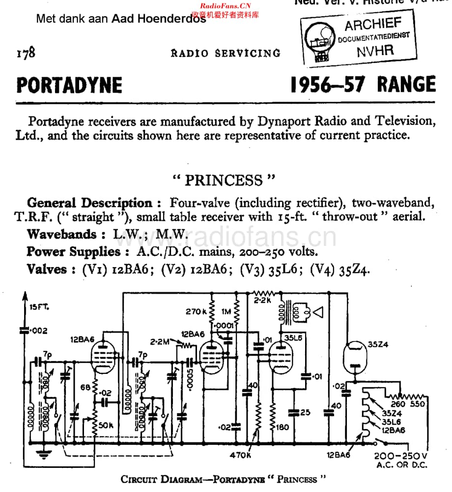 Portadyne_Princess维修电路原理图.pdf_第1页