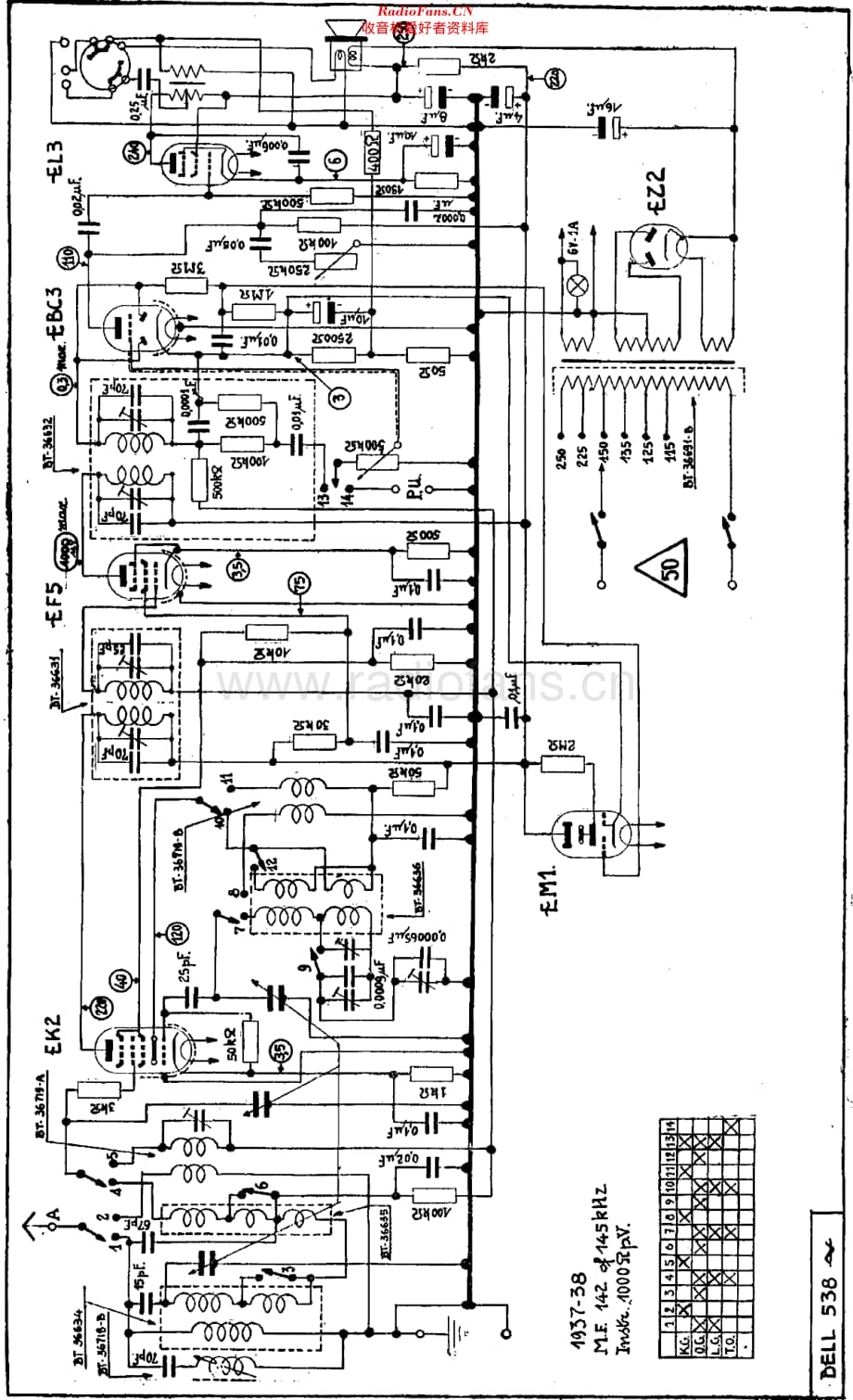 Radiobell_538A维修电路原理图.pdf_第1页
