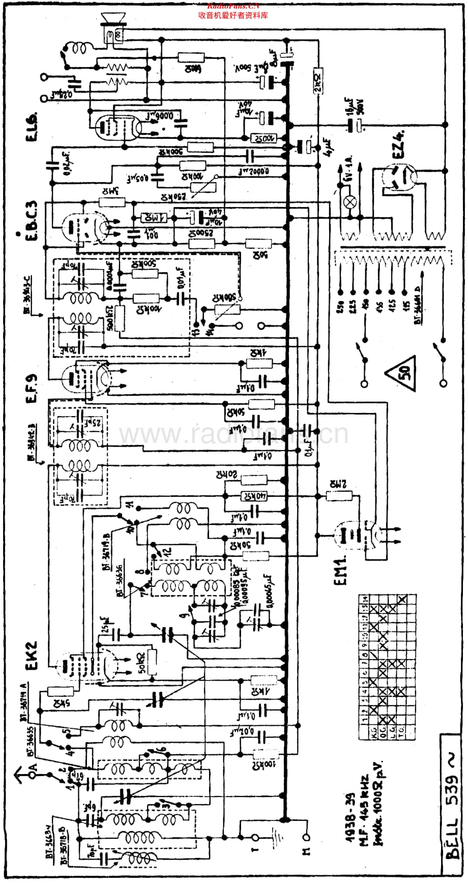 Radiobell_539A维修电路原理图.pdf_第1页