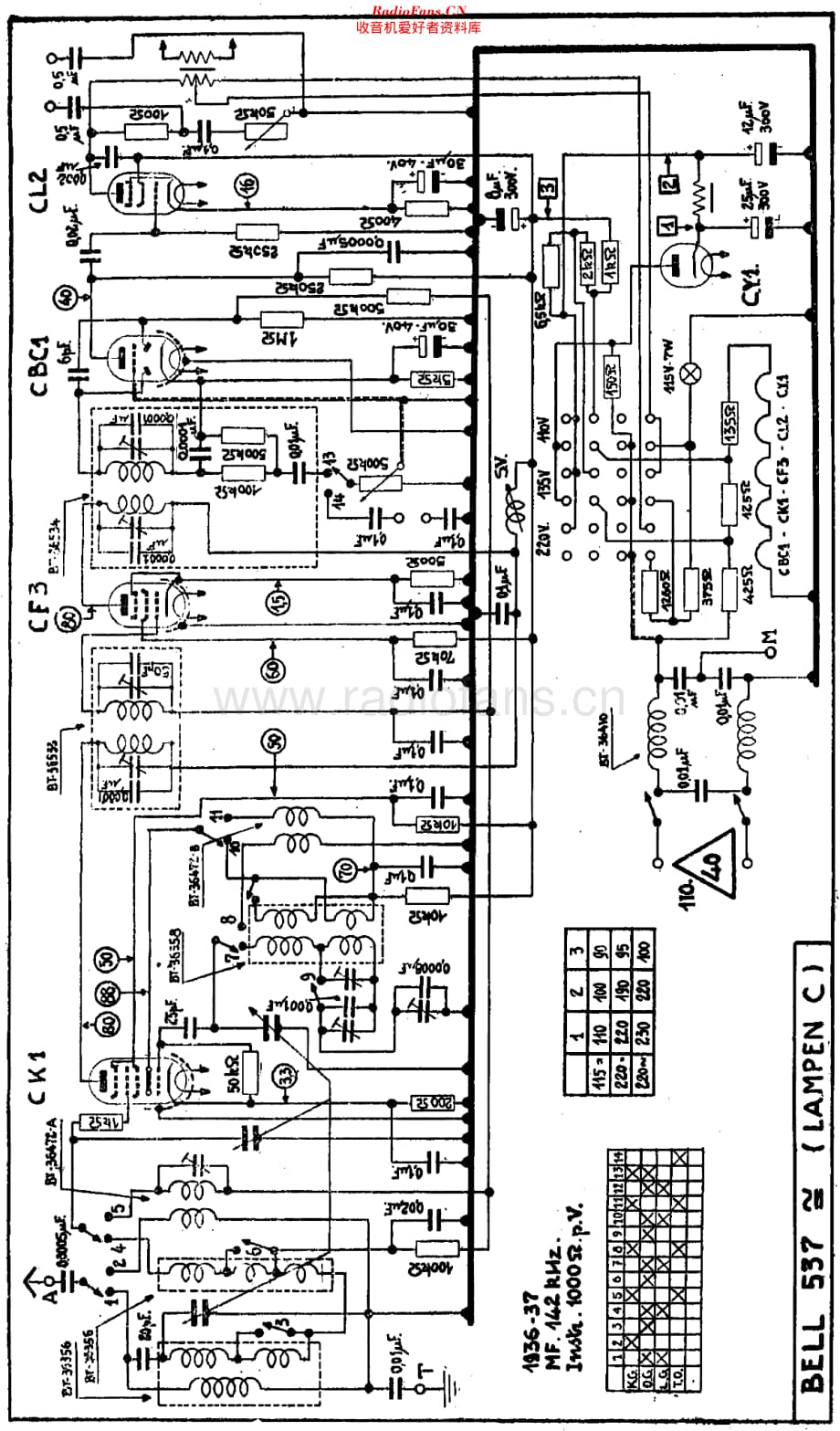 Radiobell_537U维修电路原理图.pdf_第1页