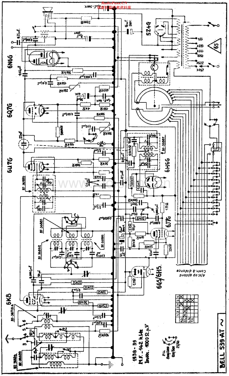 Radiobell_539AT维修电路原理图.pdf_第1页