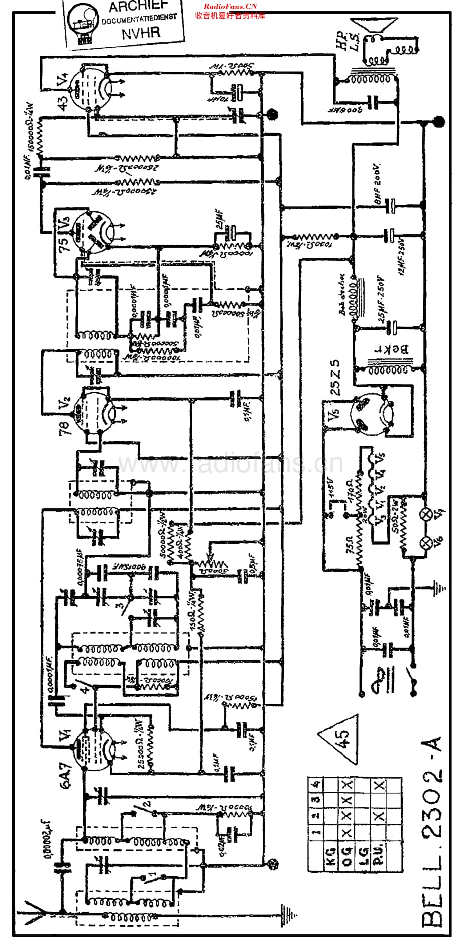 Radiobell_2302A维修电路原理图.pdf_第1页