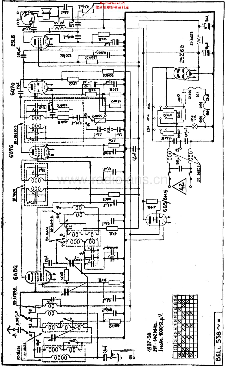 Radiobell_538U维修电路原理图.pdf_第1页