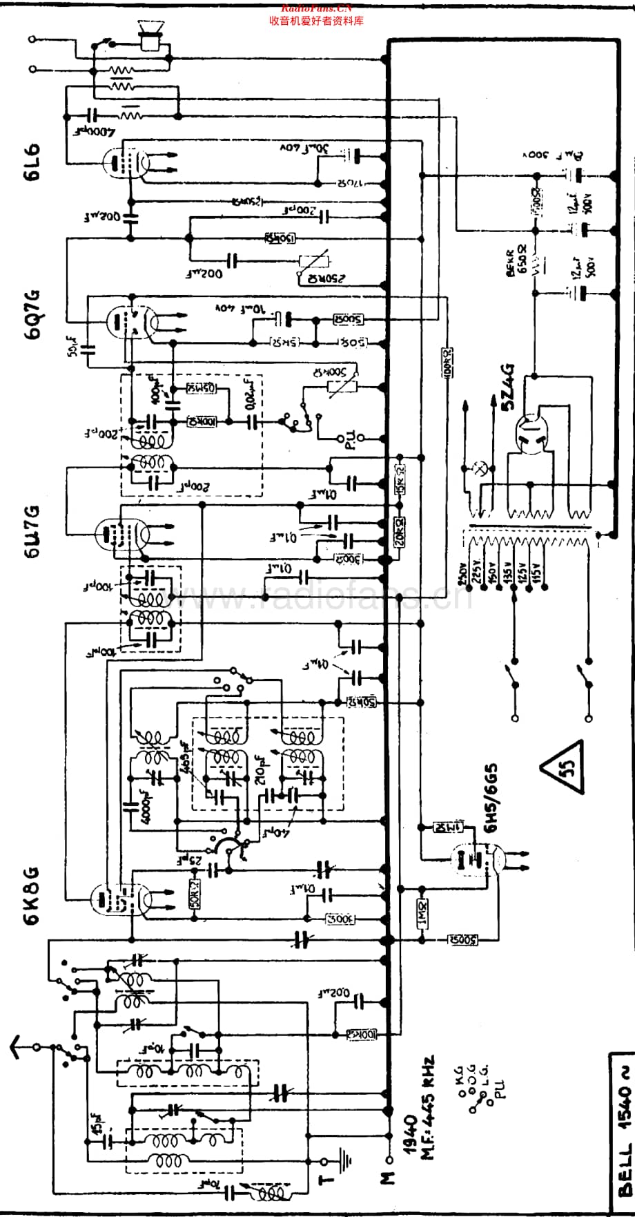 Radiobell_1540A维修电路原理图.pdf_第1页