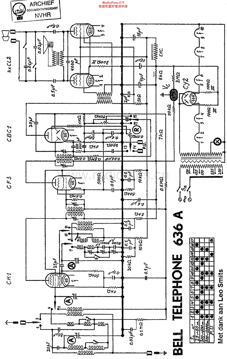 Radiobell_636A维修电路原理图.pdf_第1页