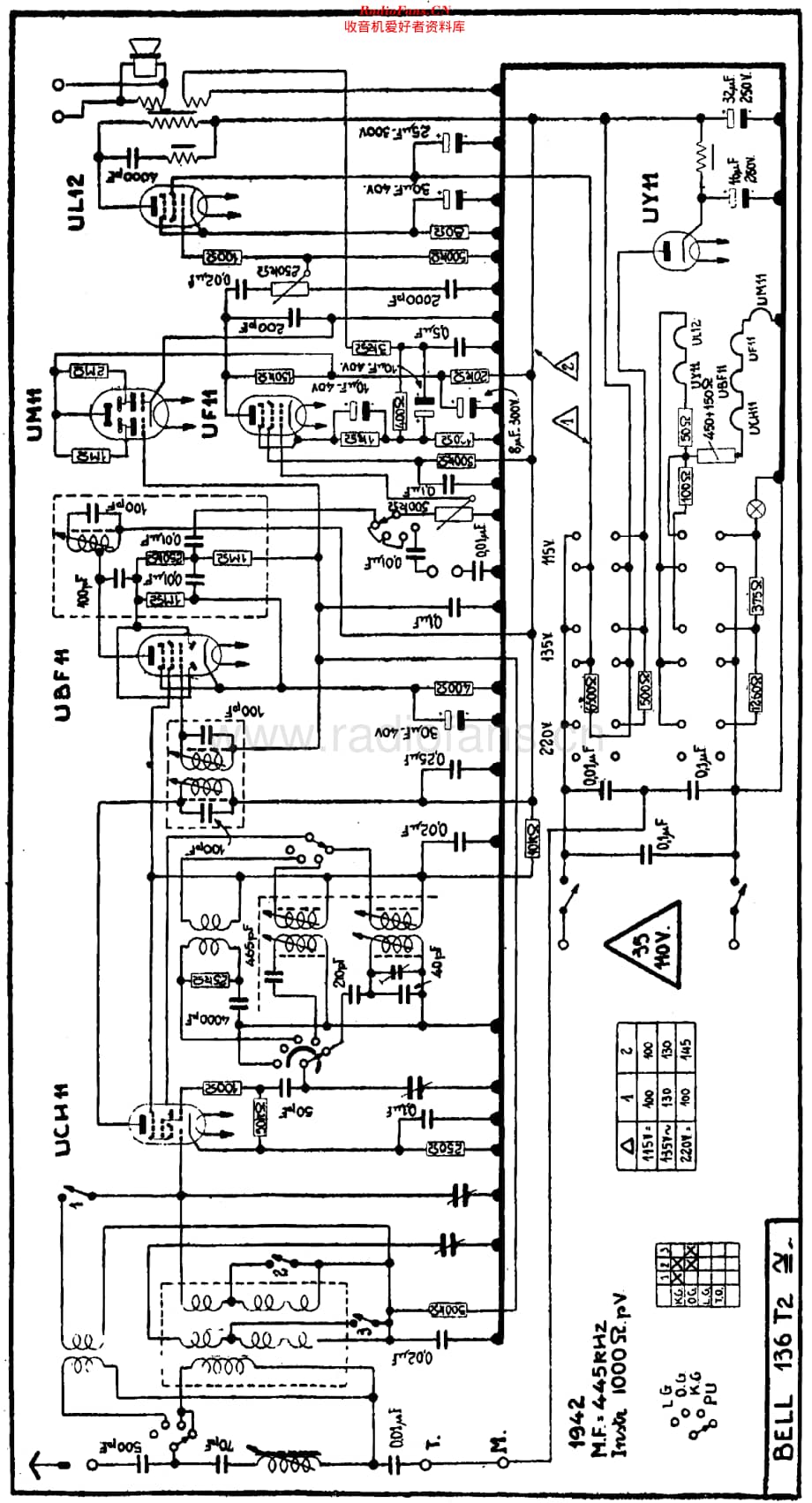Radiobell_136UT2维修电路原理图.pdf_第1页