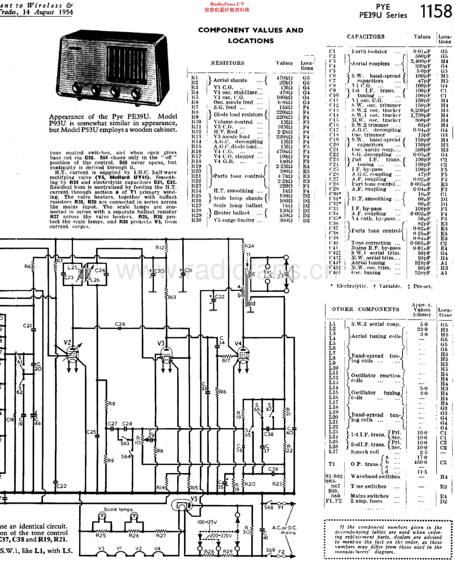 Pye_PE39U维修电路原理图.pdf_第2页