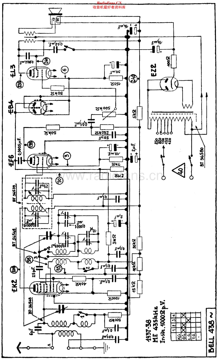 Radiobell_438A维修电路原理图.pdf_第1页