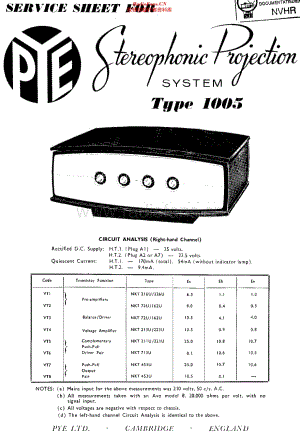 Pye_1005维修电路原理图.pdf