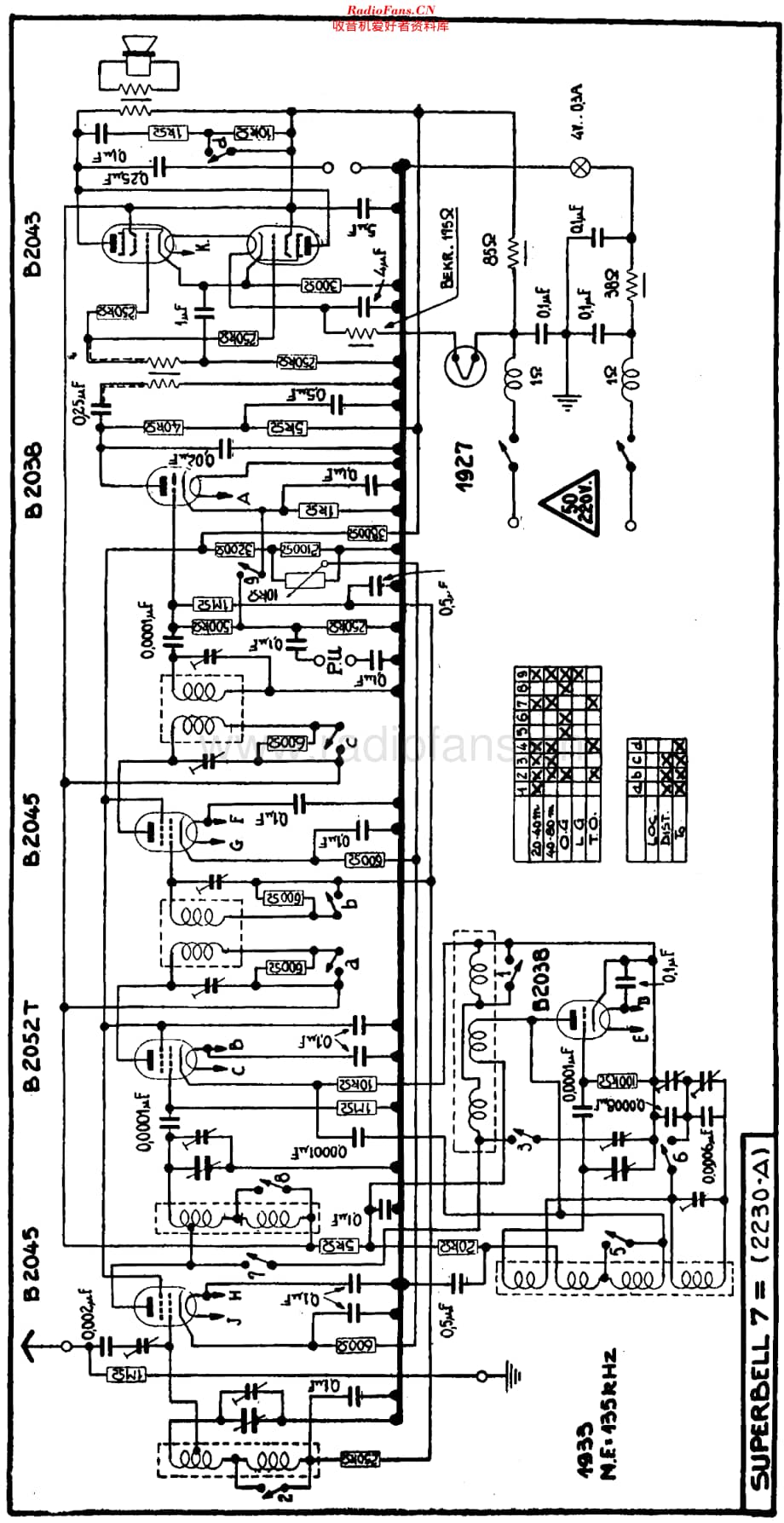 Radiobell_2230A维修电路原理图.pdf_第1页