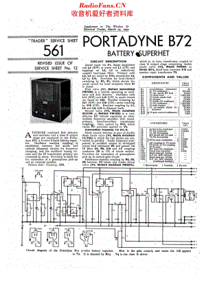 Portadyne_B72维修电路原理图.pdf