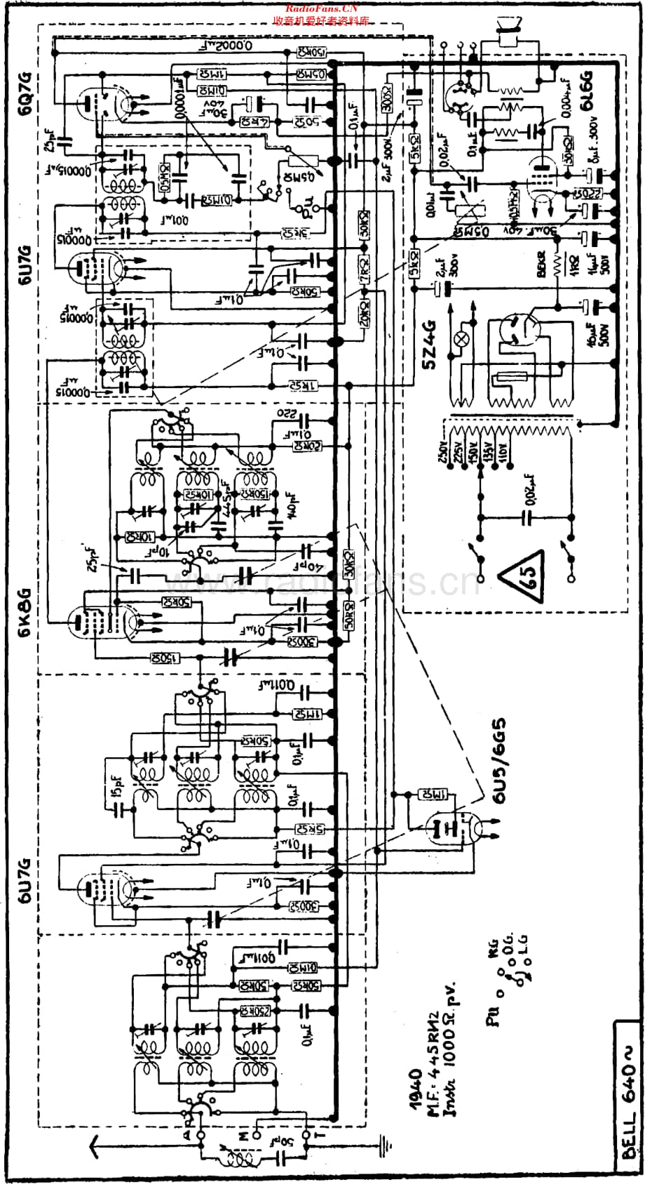 Radiobell_640A维修电路原理图.pdf_第1页