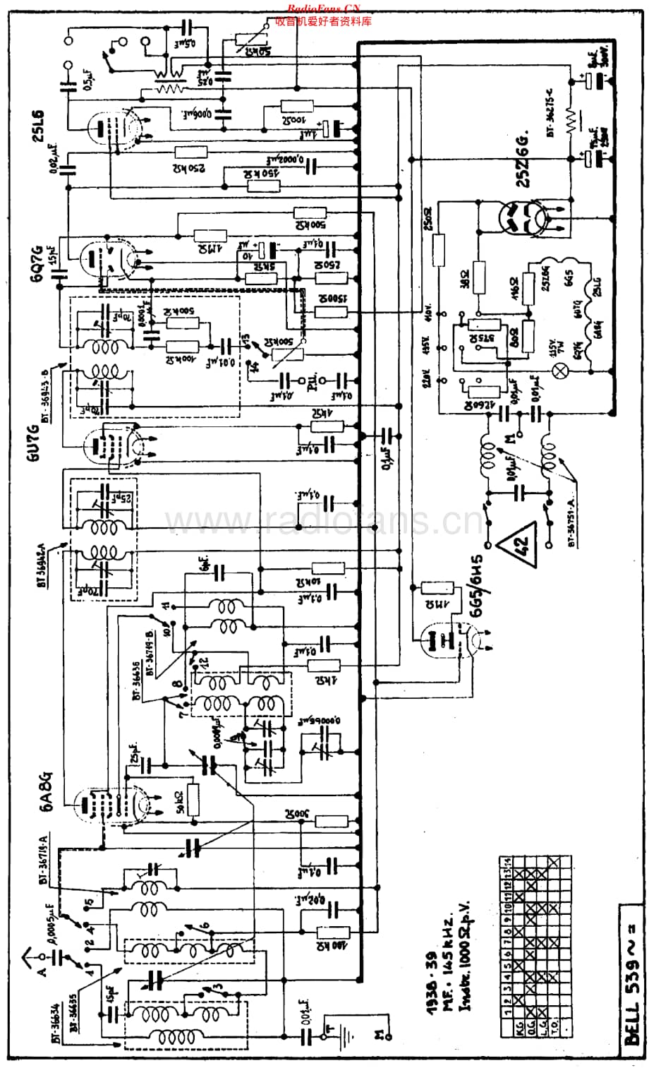 Radiobell_539U维修电路原理图.pdf_第1页