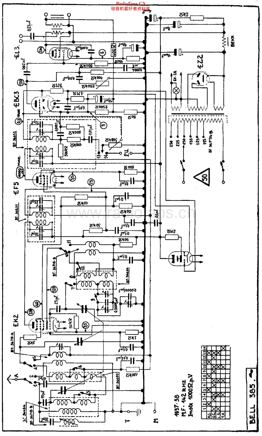 Radiobell_385A维修电路原理图.pdf_第1页