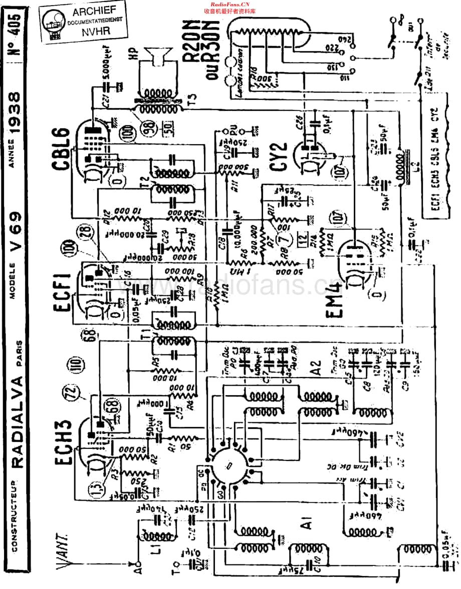 Radialva_V69维修电路原理图.pdf_第1页