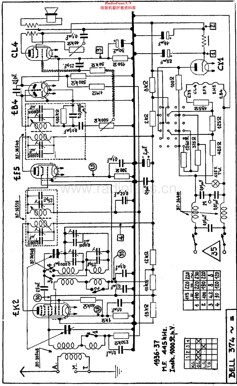 Radiobell_374U维修电路原理图.pdf_第1页