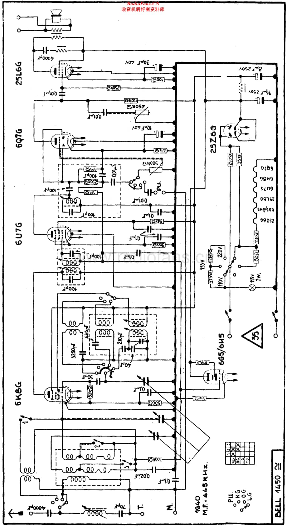 Radiobell_1450U维修电路原理图.pdf_第1页