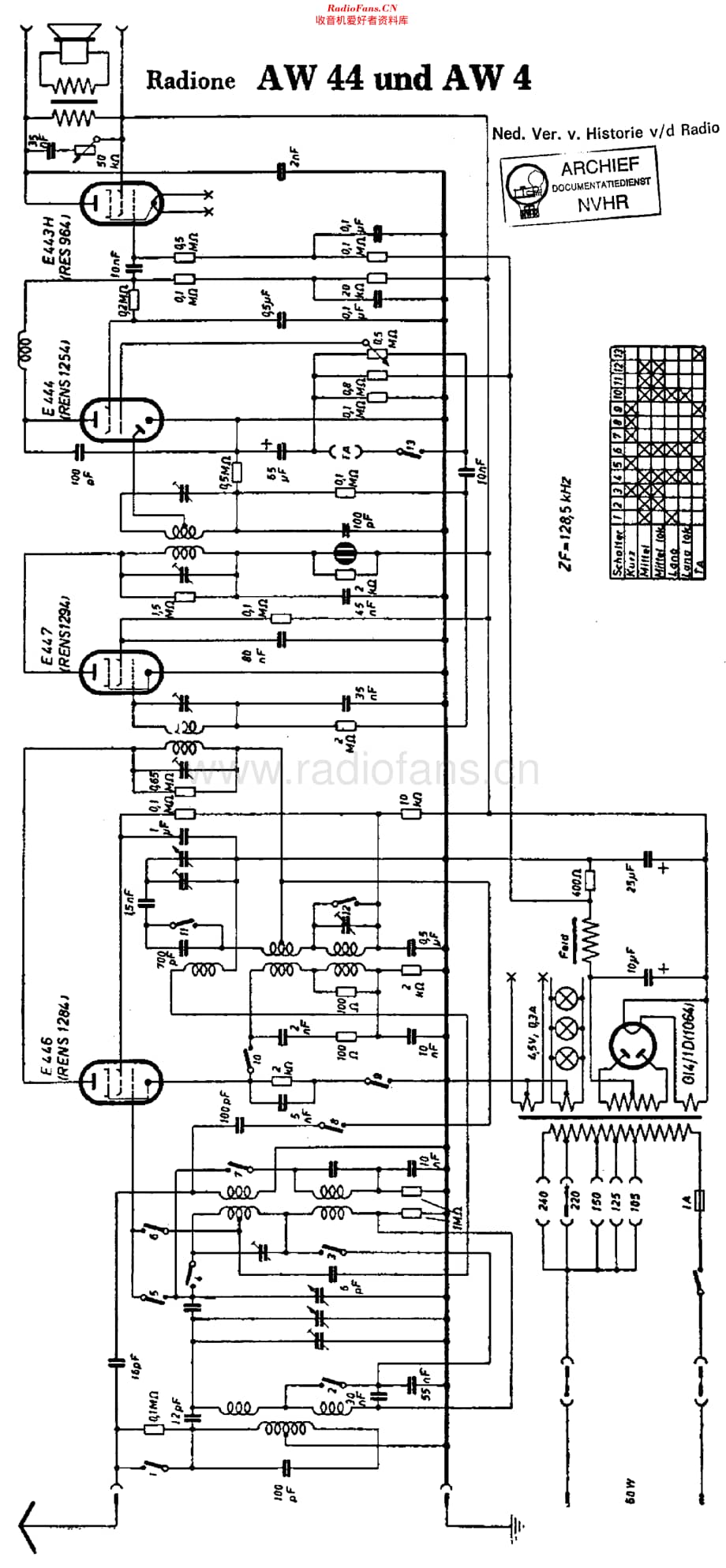 Radione_AW4维修电路原理图.pdf_第1页