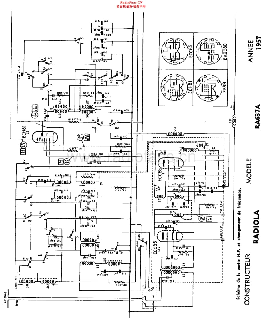Radiola_RA637A维修电路原理图.pdf_第1页