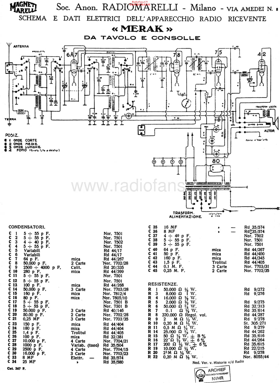 Radiomarelli_Merak维修电路原理图.pdf_第1页