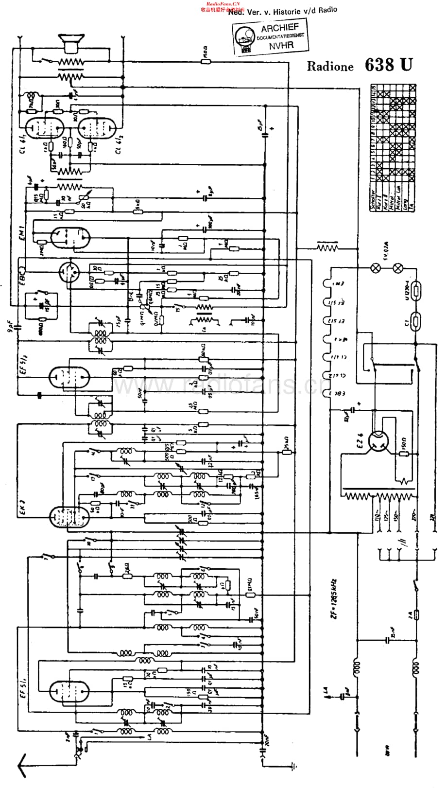 Radione_638U维修电路原理图.pdf_第1页