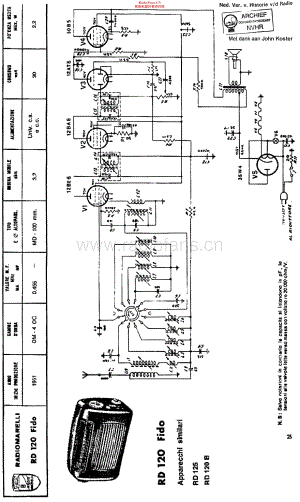 Radiomarelli_RD120维修电路原理图.pdf